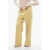 Jil Sander Cropped Wide-Leg Pants With Split Hem Yellow