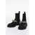 Jil Sander Leather Chelsea Booties With Chain Detail Black