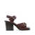 LEMAIRE Lemaire Square Heeled Sandals With Straps 80 Shoes BROWN