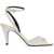 Valentino Garavani Ivory Goat Leather Stiletto Sandal With Striped Strap IVORY