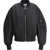 THE ATTICO Nylon Bomber Jacket BLACK