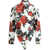 Dolce & Gabbana Asymmetrical rose print Shirt ROSA ROSSA F.BCO