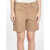 Moncler Cotton Gabardine Shorts BEIGE