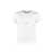 Saint Laurent Saint Laurent Logo Cotton T-Shirt WHITE