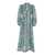 ZIMMERMANN Zimmermann Paisley Print Linen Midi Dress GREEN