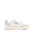 AUTRY 'Medalist Low' Beige Sneakers With Suede Inserts And Contrasting Heel Tab In Leather Man WHITE