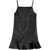 Ganni Ganni Short Dress With Ruffles Black