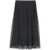 Brunello Cucinelli Brunello Cucinelli Silk Organza Midi Skirt Black