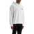 DSQUARED2 White Cotton Hoodie With Embroidered Logo WHITE