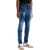 DSQUARED2 Navy Blue Cotton Jeans With Worn Effect 5 Pockets NAVY BLUE