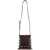 Valentino Garavani Small Suede Crossbody Bag In Dark Brown With Studs And Fringe TESTA DI MORO