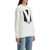 Valentino Garavani Ivory Cotton Sweatshirt With Bold Stylized Logo AVORIO