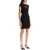 Diesel Black Cotton Dress With Central Opening Above The Knee VERY/BLACK