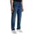 Diesel Blue Denim Straight Leg Cotton Jeans With Contrast Stitching DENIM