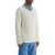 Marni White Cotton Sweater With Cable Knit V-Neck NATURAL WHITE