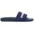 DSQUARED2 Navy Blue Polyurethane Slippers With Minimalist Design And Leather Sole BLU NOTTE