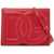 Dolce & Gabbana Red Calfskin Shoulder Bag With 3D Logo ROSSO