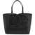 Dolce & Gabbana Black Calfskin Shopping Bag With Embossed Logo NERO