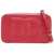 Dolce & Gabbana Red Calfskin Shoulder Bag With Embossed Logo ROSSO