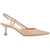 Gianvito Rossi Sandy Calfskin Pumps With Open-Back And Hook-And-Loop Closure SAND