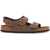 Birkenstock Birkoflor Mocca Sandals With Cork Sole And Adjustable Straps Milano MOCCA