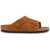 Birkenstock Mink Suede Slippers With Two Adjustable Straps MINK