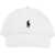 Ralph Lauren White Cotton Baseball Cap With Navy Embroidered Logo WHITE/ NEWPORT NAVY