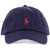 Ralph Lauren Navy Blue Cotton Sports Cap With Embroidered Logo NEWPORT NAVY/ RL2000 RED