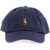 Ralph Lauren Dark Blue Cotton Cap With Curved Brim NAUTICAL INK