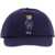 Ralph Lauren Navy Blue Cotton Hat With Bear Embroidery NEWPORT NAVY