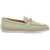 TOD'S Oil Green Calfskin Loafers With Leather Sole And Gold Detail OIL GREEN