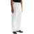 Moschino White Cotton Wide Leg Trousers WHITE