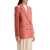 BLAZÉ MILANO Coral Linen Single-Breasted Blazer With Turtle Style Buttons CASSIS