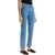 BLAZÉ MILANO Light Blue Cotton Jeans With Distinctive Embroidery MAYA