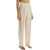 BLAZÉ MILANO Ivory Viscose Pants With Embroidered Pocket IVORY