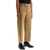 Thom Browne Camel Cotton Chino Pants With Tricolor Ribbon CAMEL