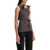 CHRISTOPHER ESBER Smoke Gray Viscose Tank Top With Wide Neckline SMOKE