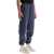 Fear Of God Essentials High-Waisted Navy Blue Cotton Sweatpants MARINE