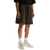 Fear Of God Essentials Dark Brown Cotton Sweat Shorts BROWN