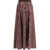 forte_forte Striped satin Long Skirt RUBY