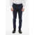 CORNELIANI Id Stretch Cotton Chinos Pants With Belt Loops Blue