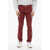 CORNELIANI Id Luxury Denim Ton-Sur-Ton Embroidered Denims Red