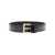 Prada Prada Logo-Plaque Patent Leather Belt Black