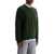 MAISON KITSUNÉ Ranger Green Wool And Viscose Sweater With Fox Patch RANGER GREEN