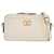 Valentino Garavani Mini Camera Case In Ivory Leather With Adjustable Strap And Golden Details IVORY