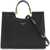 Dolce & Gabbana Beige Calfskin Tote Bag With Adjustable Shoulder Strap NERO