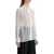 Dolce & Gabbana Optical White Silk Shirt With Mandarin Collar BIANCO OTTICO