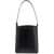 A.P.C. Minimalist Black Leather Crossbody Bag With Adjustable Strap LZZ BLACK