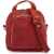 GUIDI Mini Red Leather Backpack Handcrafted With Adjustable Shoulder Strap And Front Pockets RED