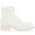 GUIDI Unisex White Horse And Calf Leather Boots With Elegant Side Zip WHITE